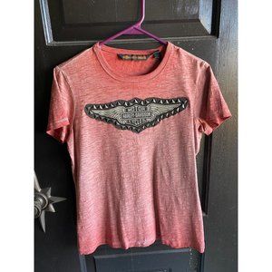 HARLEY DAVIDSON Women Short Sleeve Shirt - Small - Studded - NEW - Original Tags